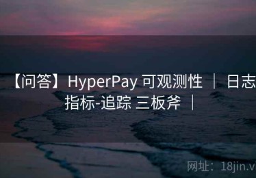 【问答】HyperPay 可观测性 ｜ 日志-指标-追踪 三板斧 ｜