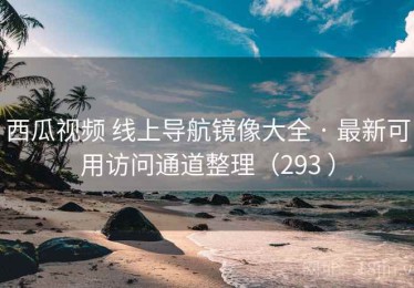 西瓜视频 线上导航镜像大全 · 最新可用访问通道整理（293 ）