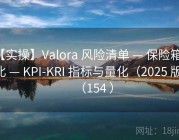 【实操】Valora 风险清单 — 保险箱对比 — KPI-KRI 指标与量化（2025 版）（154 ）