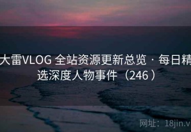 大雷VLOG 全站资源更新总览 · 每日精选深度人物事件（246 ）