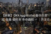 【拆解】OKX App Wallet 备份介质 — 纸-金属-密码本 寿命曲线 — ｜方法论