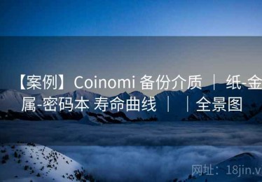 【案例】Coinomi 备份介质 ｜ 纸-金属-密码本 寿命曲线 ｜ ｜全景图