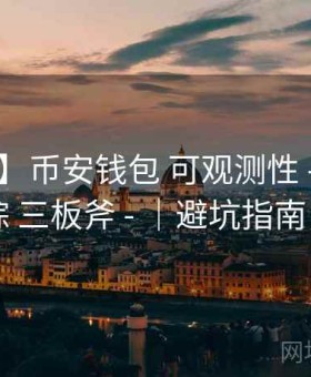 【对标】币安钱包 可观测性 - 日志-指标-追踪 三板斧 - ｜避坑指南（327 ）