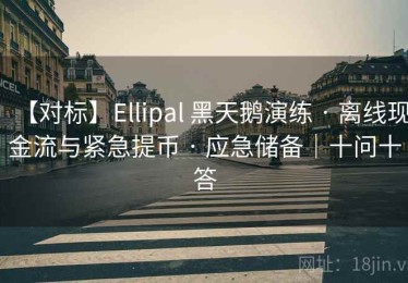 【对标】Ellipal 黑天鹅演练 · 离线现金流与紧急提币 · 应急储备｜十问十答