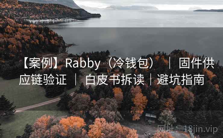 【案例】Rabby(冷钱包) | 固件供应链验证 | 白皮书拆读|避坑指南 【案例】Rabby(冷钱包) | 固件供应链验证 | 白皮书拆读|避坑指南