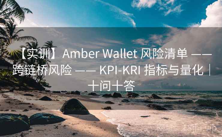 【实训】Amber Wallet 风险清单 —— 跨链桥风险 —— KPI-KRI 指标与量化｜十问十答