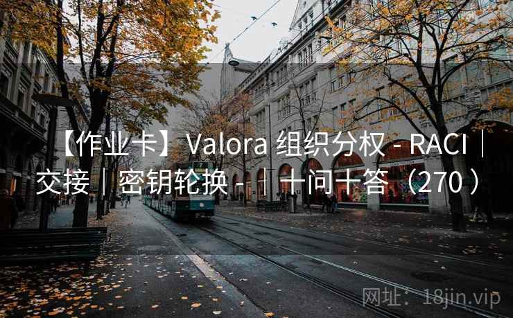 【作业卡】Valora 组织分权 - RACI｜交接｜密钥轮换 - ｜十问十答（270 ）