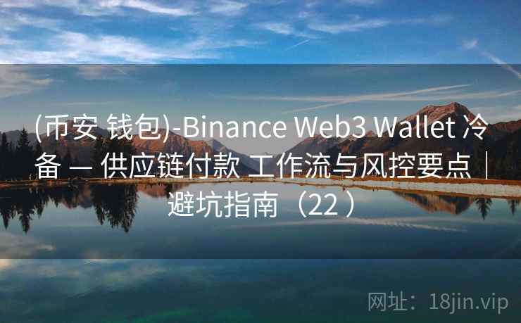 (币安 钱包)-Binance Web3 Wallet 冷备 — 供应链付款 工作流与风控要点｜避坑指南（22 ）
