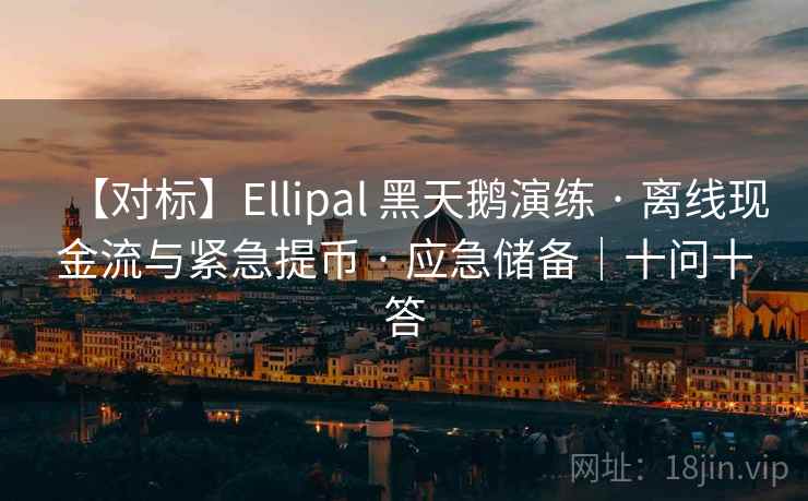 【对标】Ellipal 黑天鹅演练 · 离线现金流与紧急提币 · 应急储备｜十问十答